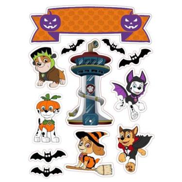Imagem de Topper Halloween Personalizado  Deixe Seu Bolo Assustador e Divertido!