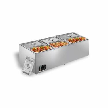 Imagem de Buffet elétrico térmico banho maria 6 cubas ZPBF06E - ZEPPER, 110V