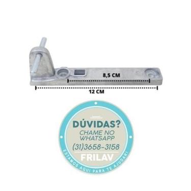 Imagem de Dobradiça Central 3 Furos para Geladeira Bosch e Continental - Compatí