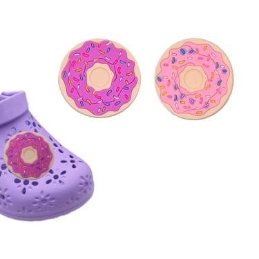 Imagem de Suporte de sapato à prova d'água compatível com Airtag, linda capa de silicone oculta, pacote com 2 (F)