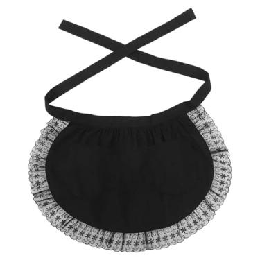 Imagem de Generic de cintura feminino prático multiuso meio para garçonete cozinha cafeteria, Preto