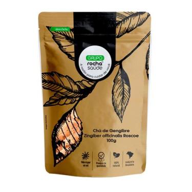 Imagem de Chá de Gengibre - Zingiber officinalis Roscoe - 100g - Rocha Saúde