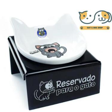 Imagem de Comedouro Exclusivo Para Gatos Snack Cat - CatMyPet - CAT MY PET, Pret