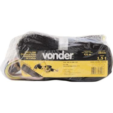 Imagem de Cinta Amarração Carga Com Catraca 1,5tx4,6m 28mm Cc150 Vonder