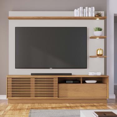 Imagem de Estante de TV 70 Polegadas 200cm com Led Lidia C04 - D'Rossi