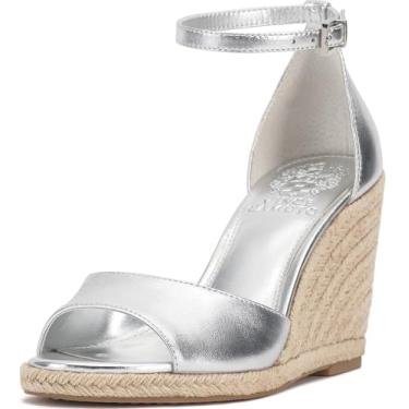 Imagem de Vince Camuto Felyn Espadrille Wedge feminino, Lux, prata, 38