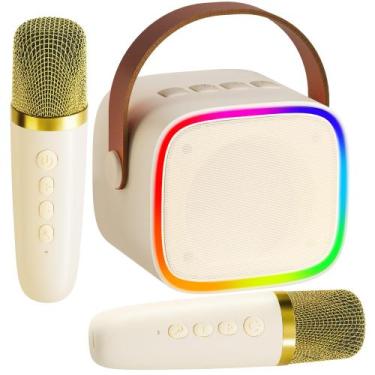 Imagem de Máquina de karaokê BONAOK Kids Portátil Bluetooth 2MIC