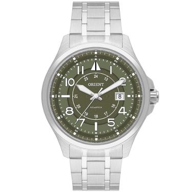 Imagem de Relógio Orient Masculino Ref: Mbss1504 E2sx Casual Solar Prateado