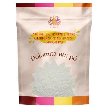 Imagem de Dolomita em pó pura Ca.nuts (Skincare natural) - Rico em Magnésio e Cálcio (500g)