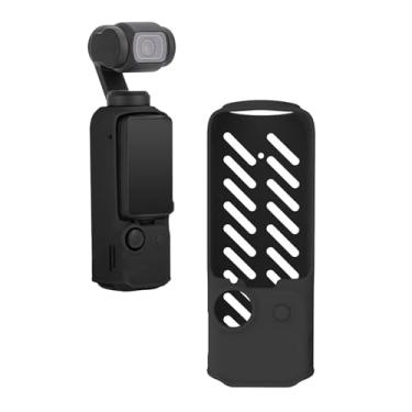 Imagem de Capa protetora de silicone macio para DJI Osmo Pocket 3 Acessórios Gimbal Camera Capa protetora para Osmo Pocket 3 protetor (preto)
