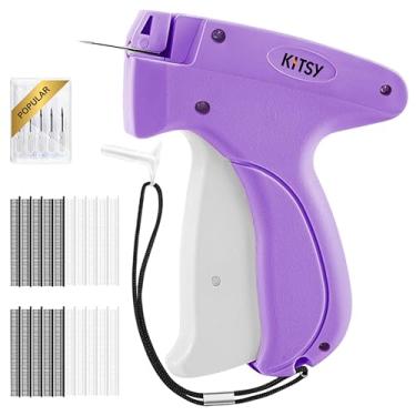 Imagem de Pistola de costura fina premium para roupas, pistola de etiquetagem - Inclui 6 agulhas resistentes, 3000 fixadores e estojo - Pistola de etiqueta de roupas para tecidos, varejo, reparos e bricolage