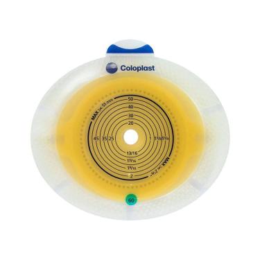 Imagem de Placa para Bolsa de Colostomia com Adesivo Coloplast SenSura Xpro 60mm 1 Unidade