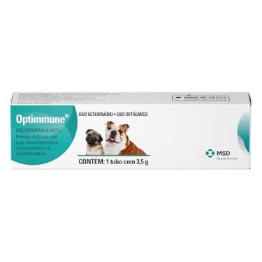 Imagem de Optimmune® 3,5g - Tratamento para inflamação/irritação nos olhos - MSD Saúde Animal