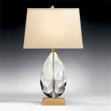 Imagem de Luminária de mesa moderna em cristal com LED, simples, criativa e luxuosa, para decoração de sala de estar e quarto (Estilo 15)