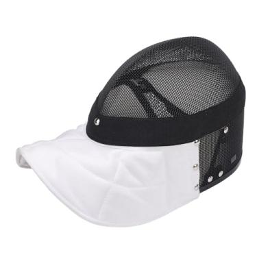 Imagem de RiToEasysports Máscara de Esgrima, Malha de Aço Carbono, Visão Clara, à Prova de Facadas, Capacete de Proteção para Treinamento (S)