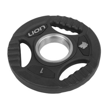 Imagem de Anilha 1 Kg Musculação Em Aço E Borracha Vulcanizada Lion