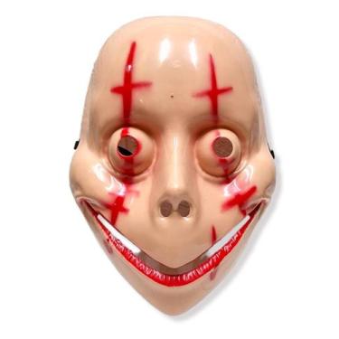 Imagem de Máscara Boneco Assassino Terror Sangue Halloween Cosplay - D'Presentes