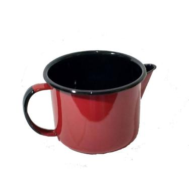 Imagem de Caneca esmaltada c/bico 1 litro - Vermelha