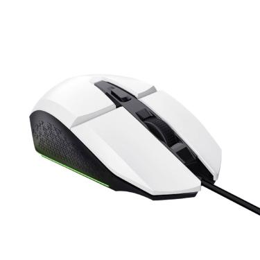Imagem de Mouse Gaming Trust Bayo GXT 109W, ABS, USB, Ergonômico, Branco