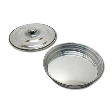 Imagem de Bandeja de Pão para Santa Ceia em Alumínio - 15 cm de Diâmetro - no-br