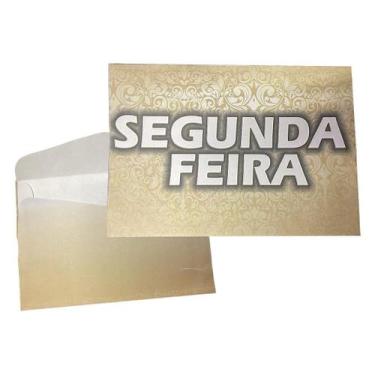 Imagem de Envelope Dourado Colado para Segunda-feira - 100 Unidades - no-brand