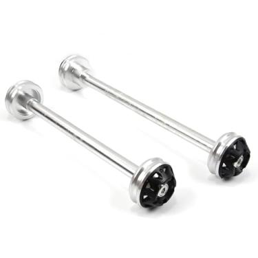 Imagem de Arashi Protetores de roda deslizantes de eixo dianteiro e traseiro para Ducati 1098 2008-2015, peças de acessórios de motocicleta prata