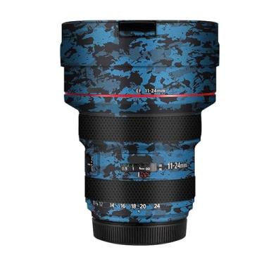 Imagem de Adesivo para lente de câmera EF 11-24 4 L II Película protetora para Canon EF 11-24 mm F4 L II (azul cavaleiro)