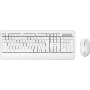 Imagem de Kit Teclado E Mouse Sem Fio Lecoo Kw202 Branco