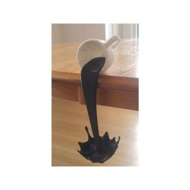 Imagem de Xícara Derramando Café, Leite - Porta Sachês Decoração