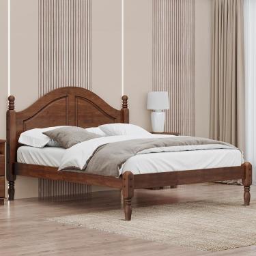 Imagem de Cama Casal Madeira Maciça 2257 Milani Store Cafe
