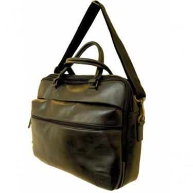 Imagem de Pasta Executiva Masculina De Couro Preta Zup