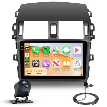 Imagem de Estéreo automotivo de 4 GB + 128 GB para Toyota Corolla (2009-2013) tela sensível ao toque de 23 cm na célula 720 x 1280p Android rádio automotivo sem fio CarPlay Android Auto FM BT WiFi