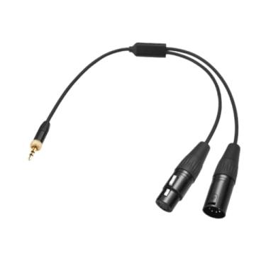 Imagem de TTETTZ TRS para DMX estágios femininos masculinos Iluminação DMX Substituição Profissional de 30cm -dmx-ACP-1/2 Cabo de adaptador DMX de travamento