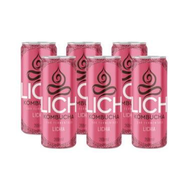Imagem de Lich Kombucha, Lich Kombucha Lichia - Pack Com 6 Unidades 269ml