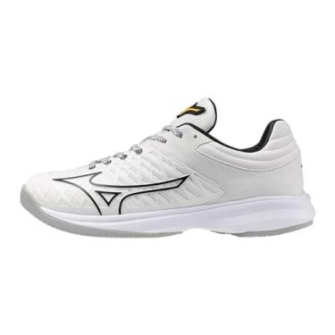 Imagem de Mizuno Chuteira feminina Pro Fp Low Fastpitch Turf, Branco/preto, 38