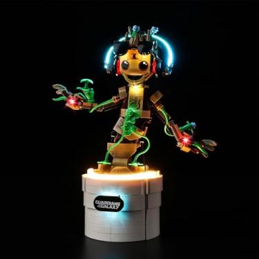 Imagem de Kyglaring LED Light Kit Compatible with Lego 76297 Set, Lighting Accessories for Dancing Groot Model Set, Lights Only (Model Not Included), Classic Version.