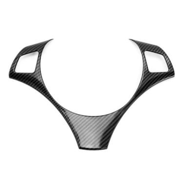 Imagem de Capa De Decoração Para Painel Do Volante Em Fibra De Carbono Para BMW 