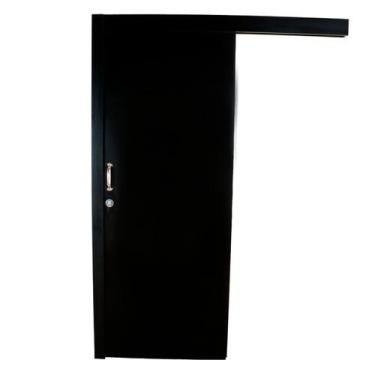 Imagem de Kit porta de Madeira Completa 213cm x 90cm Batente regulavel de 16 a 1