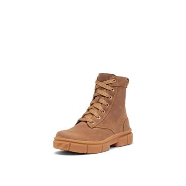 Imagem de Sorel Bota feminina Explorer Strt Lace Fashion, Veludo bronzeado/chiclete 2, 39