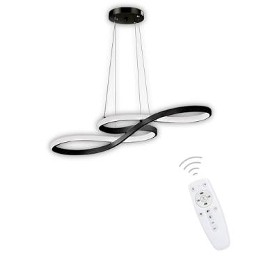 Imagem de Lustre Pendente Dourado Moderno para Quarto de Casal Bivolt Iluminação LED Decorativa Design Sofisticado e Toque de Elegância LUX DESIGN