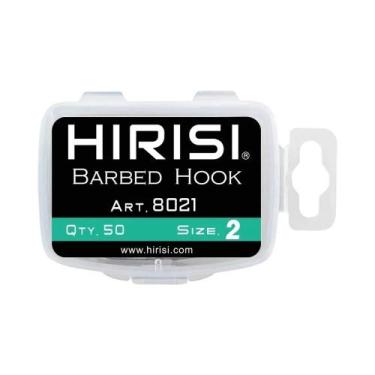 Imagem de 50 Peças De Anzol De Pesca Com Olhal Em Aço Inoxidável De Alto Carbono