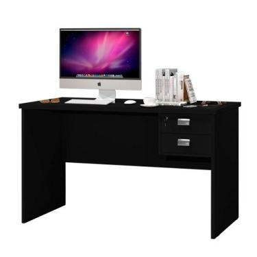 Imagem de Escrivaninha Taurus 1,20 Preto J&A Móveis Escritório