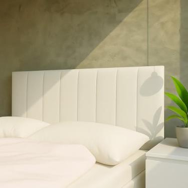 Imagem de Kit 10 Cabeceiras de Cama Box Casal Modulada 45x20cm Retangular - VÁRIOS TAMANHOS(BRANCO,6)