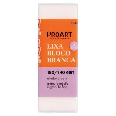 Imagem de Lixa Proart Bloco Branca, 1 Un