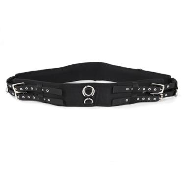 Imagem de KIMISS Surcingle de Treinamento de Cavalos de Segurança Profissional Ajustável para Pulmão e Condicionamento - Suprimentos Equestres Ideais para Cavalos de Todos Os Tamanhos (S)