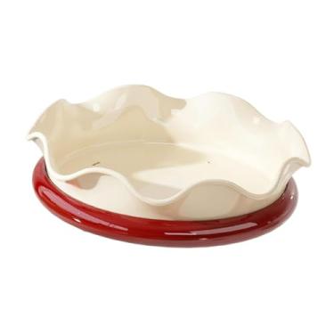 Imagem de FytStycale Bandeja Giratória para Servir, Petiscos E Doces, Travessa Multifuncional para Frutas E Legumes, Ideal para a Cozinha Durante O Festival Da Primavera E, Branco, Tamanho real