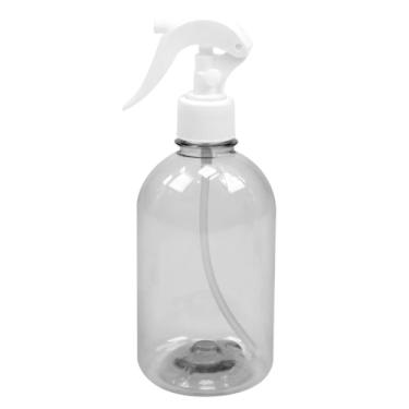 Imagem de BORRIFADOR SPRAY PARA SALÃO E BARBEARIA 500ML PRETO FUME TRANSPARENTE PULVERIZADOR TRADICIONAL