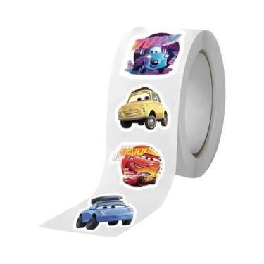Imagem de Adesivos Disney Cars Para Crianças 500Pcs/Rolo Decalques Do Lightning 