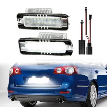 Imagem de Gsdmsye Para Volkswagen VW Golf GTI MK4 MK5 MK6 MK7 CC Rabbit Polo EOS Phaeton Beetle Scirocco LED placa de licença luzes de substituição de montagem de lâmpada, Canbus livre de erros