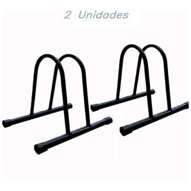 Imagem de Kit 2 Suporte Bicicletario Expositor Para Bicicletas Bike Estacionamen